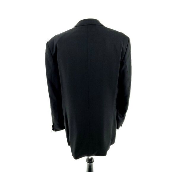 Joseph & Feiss Internatioinal Wool 3 Silver Button‎ Blazer 40L Black - Picture 6 of 13